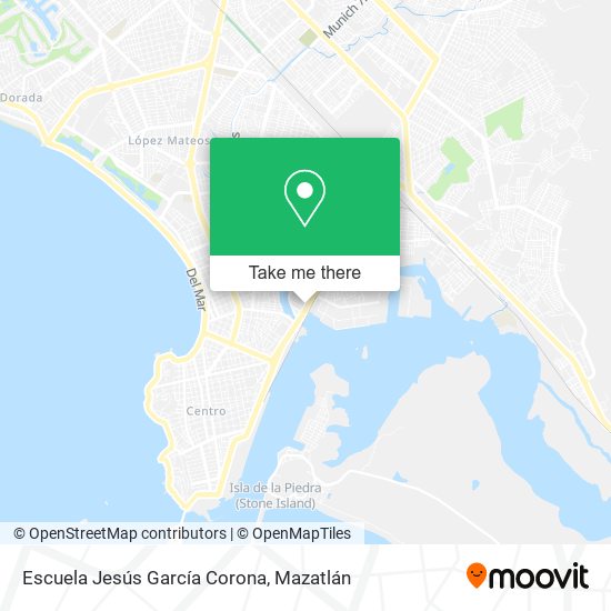 Mapa de Escuela Jesús García Corona