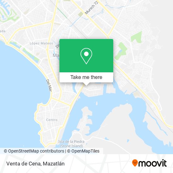 Mapa de Venta de Cena