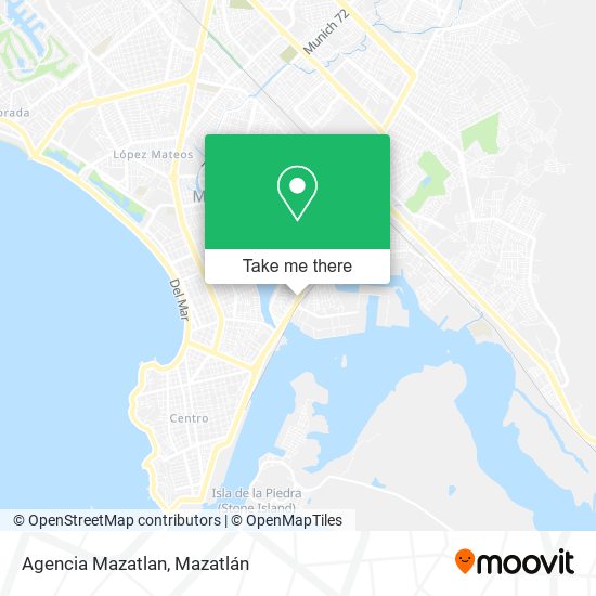 Agencia Mazatlan map