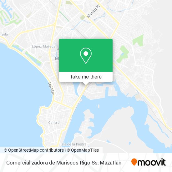 Comercializadora de Mariscos Rigo Ss map