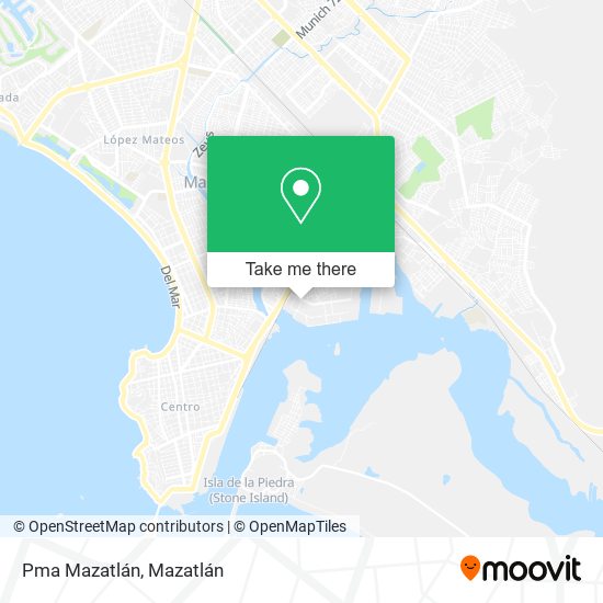 Pma Mazatlán map