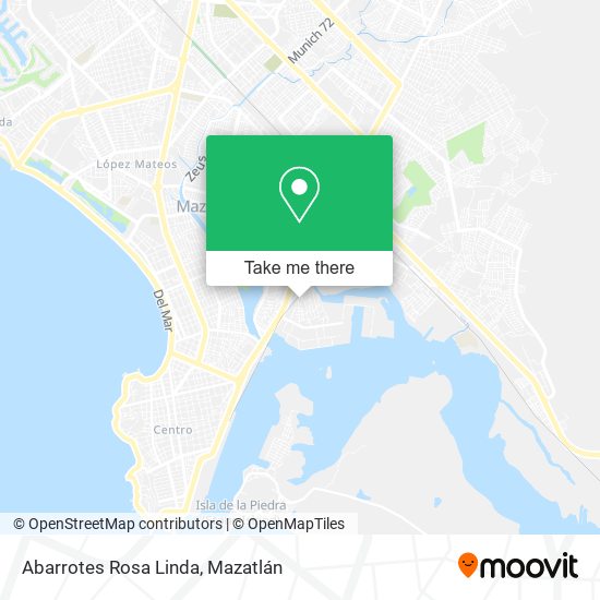 Mapa de Abarrotes Rosa Linda