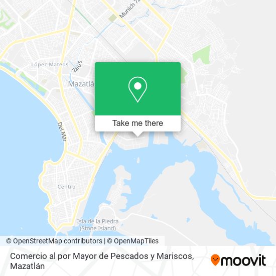 Comercio al por Mayor de Pescados y Mariscos map