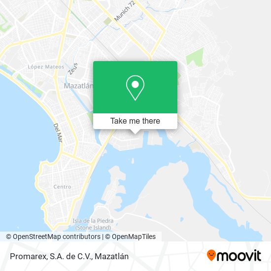 Promarex, S.A. de C.V. map