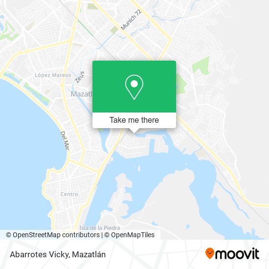 Abarrotes Vicky map