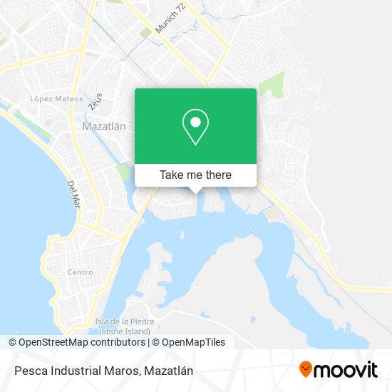 Pesca Industrial Maros map