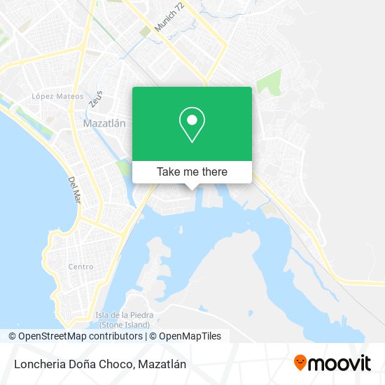 Loncheria Doña Choco map