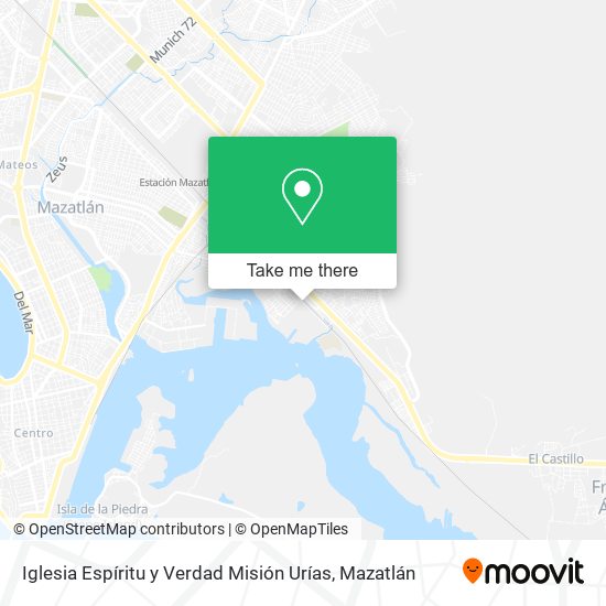 Iglesia Espíritu y Verdad Misión Urías map