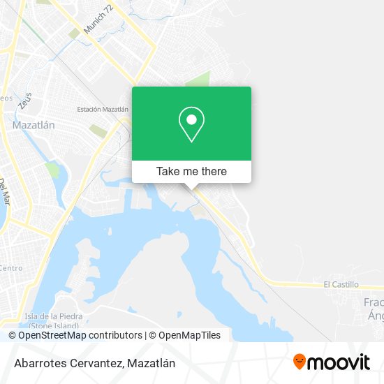 Abarrotes Cervantez map