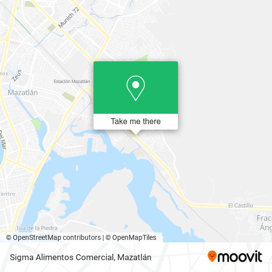 Sigma Alimentos Comercial map