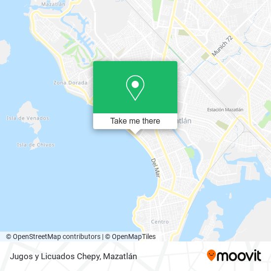 Jugos y Licuados Chepy map