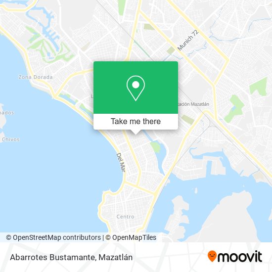 Mapa de Abarrotes Bustamante
