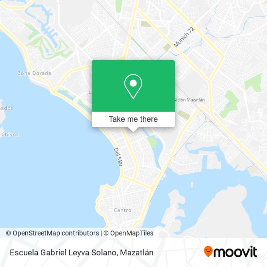 Escuela Gabriel Leyva Solano map