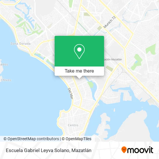 Escuela Gabriel Leyva Solano map