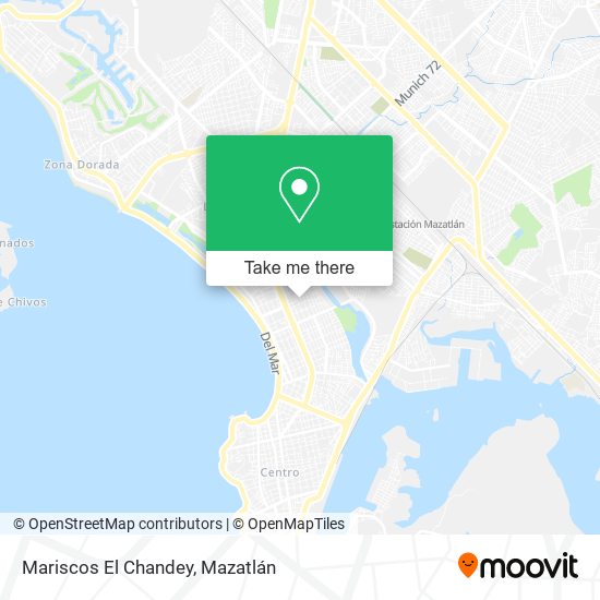 Mapa de Mariscos El Chandey