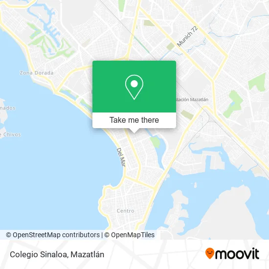 Colegio Sinaloa map