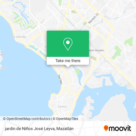 Mapa de jardín de Niños José Leyva