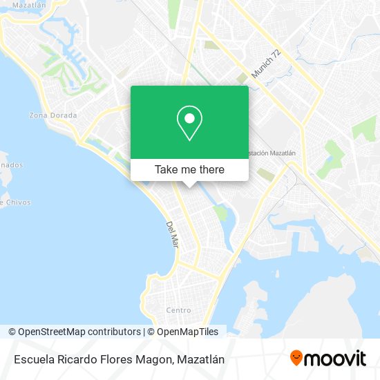 Mapa de Escuela Ricardo Flores Magon