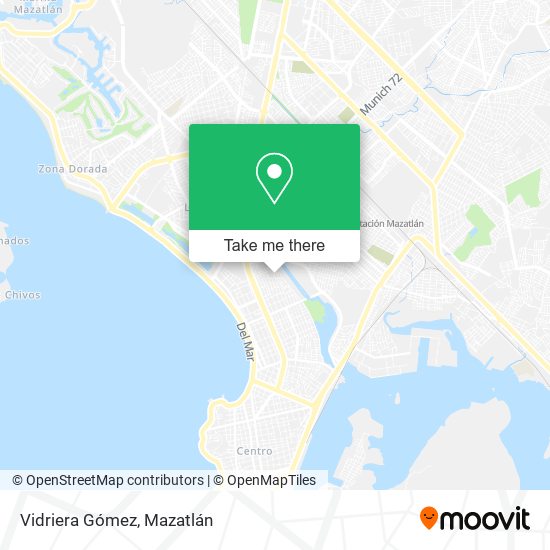 Vidriera Gómez map