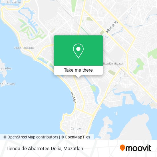 Mapa de Tienda de Abarrotes Delia