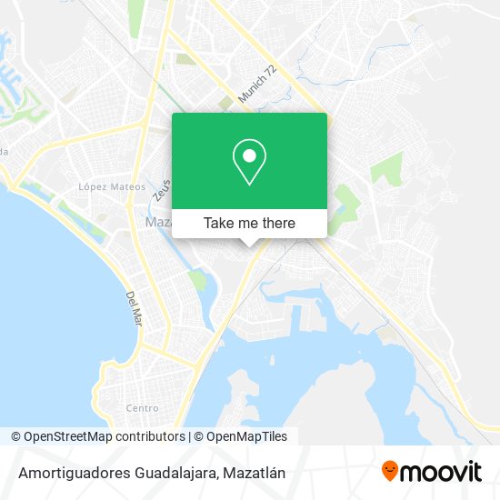 Mapa de Amortiguadores Guadalajara
