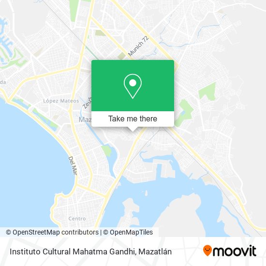 Mapa de Instituto Cultural Mahatma Gandhi
