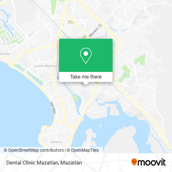 Dental Clinic Mazatlan map