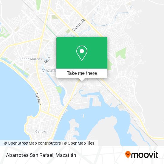 Abarrotes San Rafael map