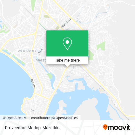 Proveedora Marlop map