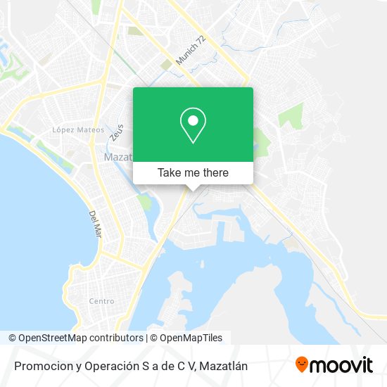 Promocion y Operación S a de C V map