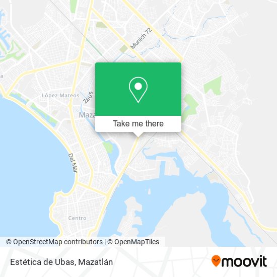 Estética de Ubas map