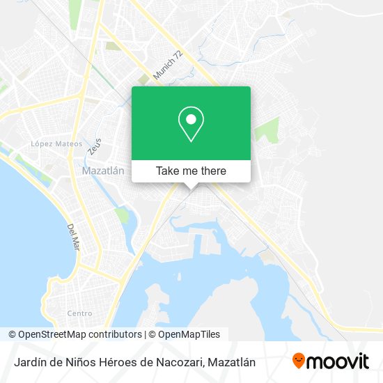 Jardín de Niños Héroes de Nacozari map