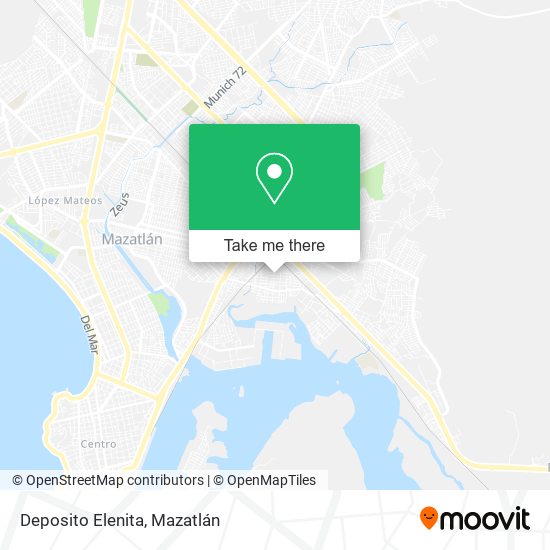Deposito Elenita map