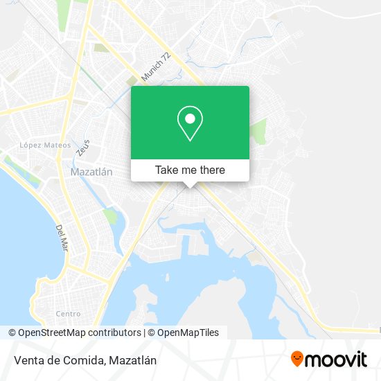 Mapa de Venta de Comida