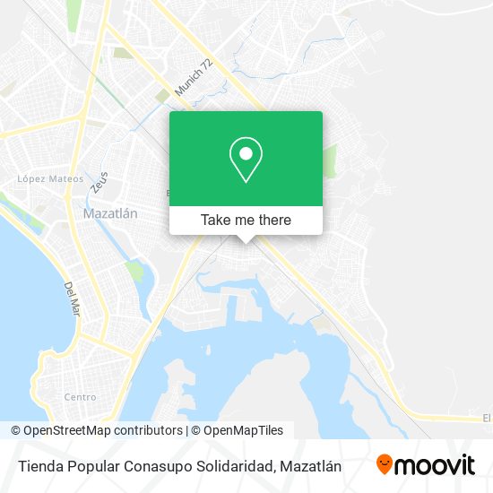 Tienda Popular Conasupo Solidaridad map