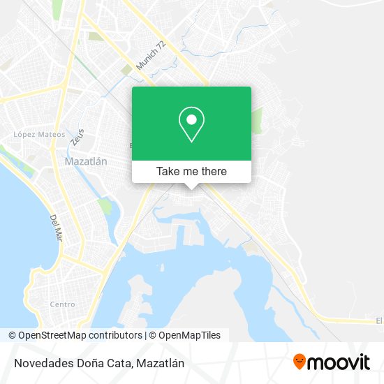 Novedades Doña Cata map