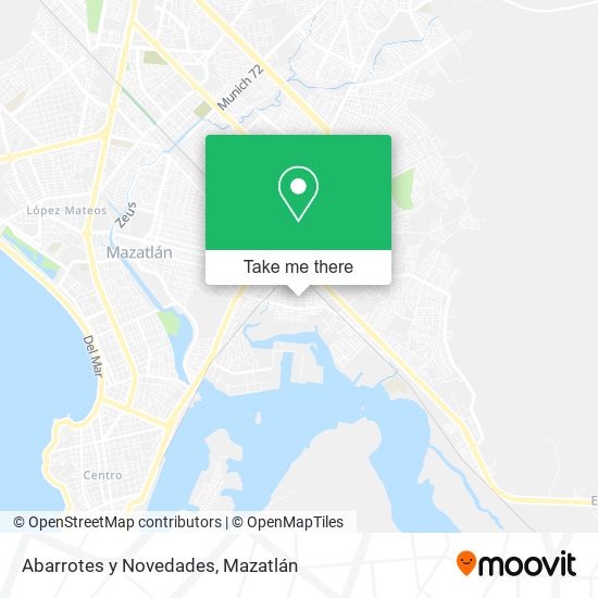 Abarrotes y Novedades map