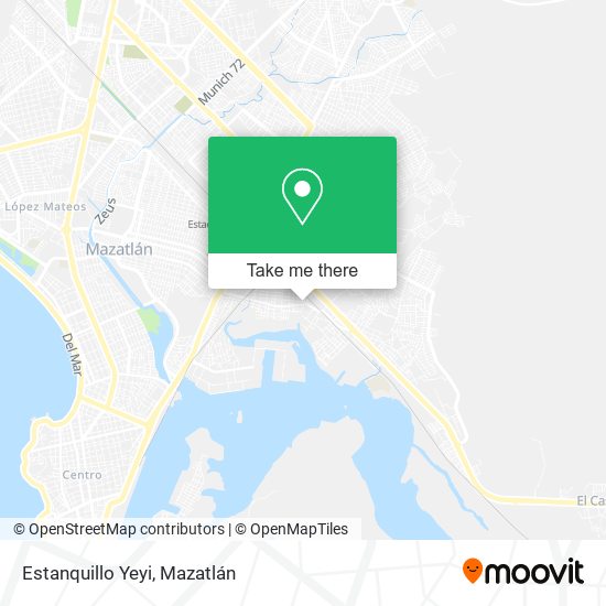 Mapa de Estanquillo Yeyi
