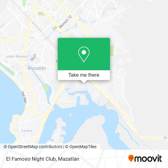 Mapa de El Famoso Night Club