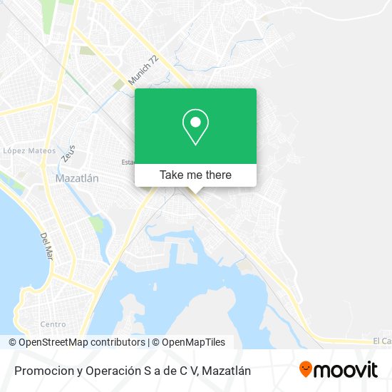 Promocion y Operación S a de C V map