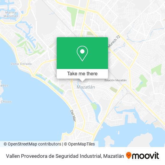 Mapa de Vallen Proveedora de Seguridad Industrial