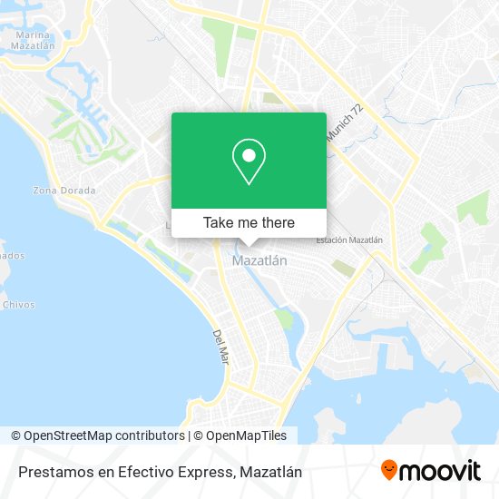 Mapa de Prestamos en Efectivo Express
