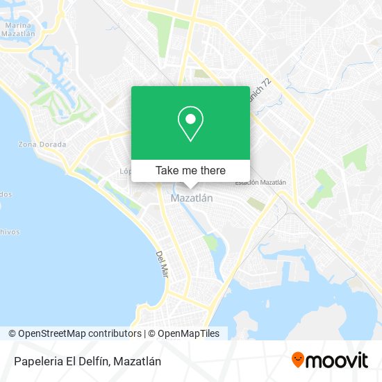 Mapa de Papeleria El Delfín