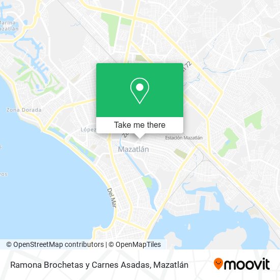 Ramona Brochetas y Carnes Asadas map