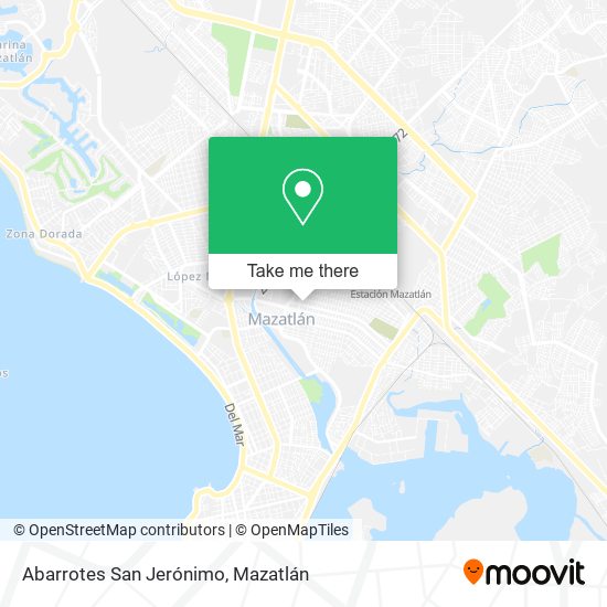 Mapa de Abarrotes San Jerónimo