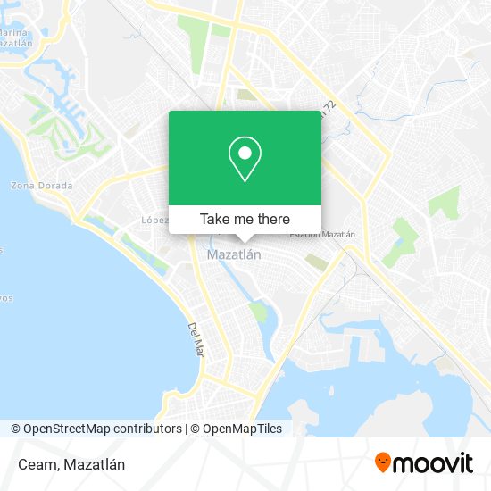 Mapa de Ceam