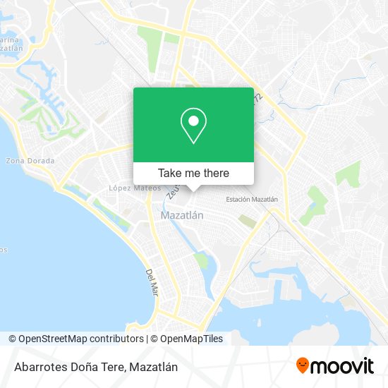 Abarrotes Doña Tere map