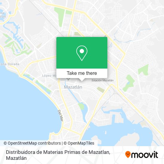 Distribuidora de Materias Primas de Mazatlan map