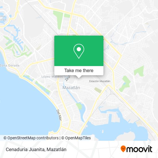 Cenaduria Juanita map