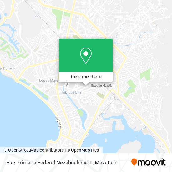 Mapa de Esc Primaria Federal Nezahualcoyotl